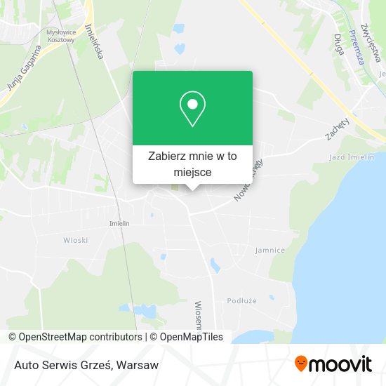 Mapa Auto Serwis Grześ