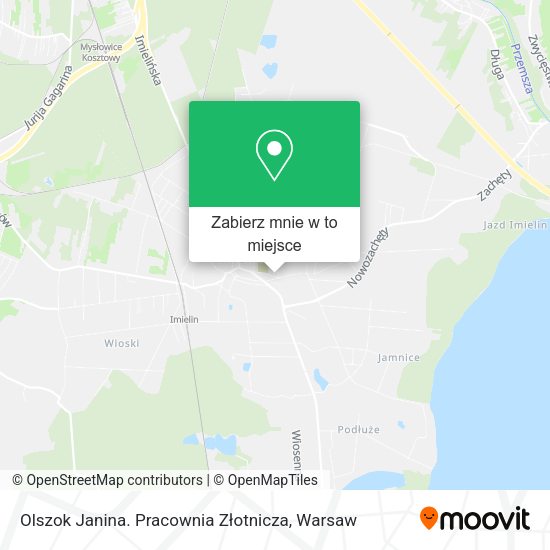 Mapa Olszok Janina. Pracownia Złotnicza