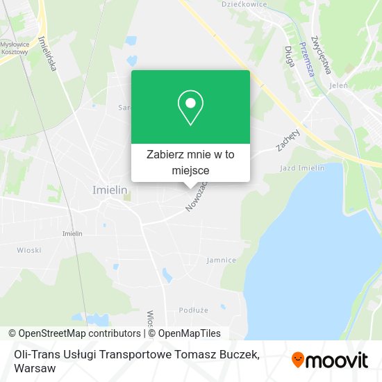 Mapa Oli-Trans Usługi Transportowe Tomasz Buczek