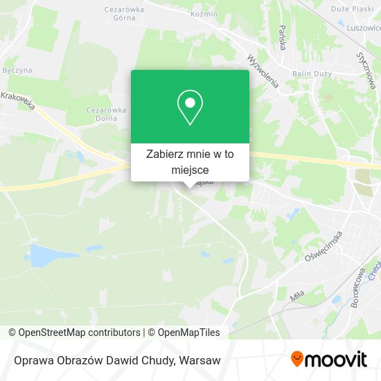 Mapa Oprawa Obrazów Dawid Chudy