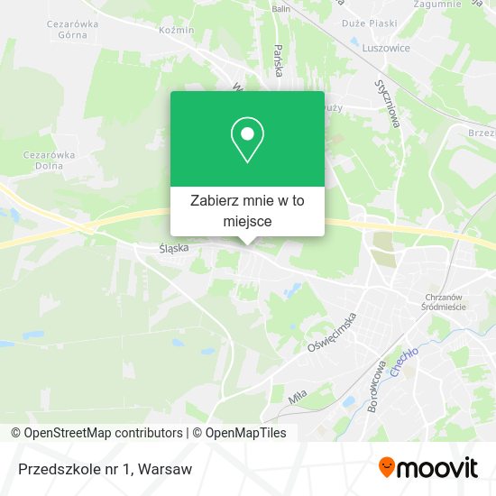 Mapa Przedszkole nr 1