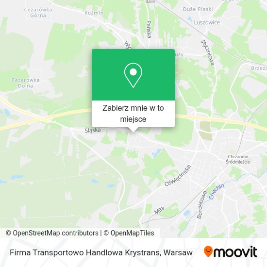 Mapa Firma Transportowo Handlowa Krystrans