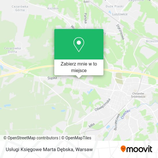 Mapa Usługi Księgowe Marta Dębska