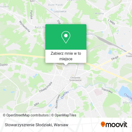 Mapa Stowarzyszrenie Słodziaki