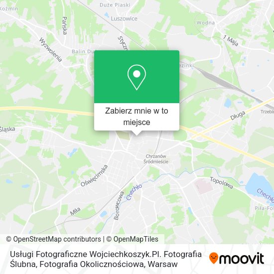 Mapa Usługi Fotograficzne Wojciechkoszyk.Pl. Fotografia Ślubna, Fotografia Okolicznościowa