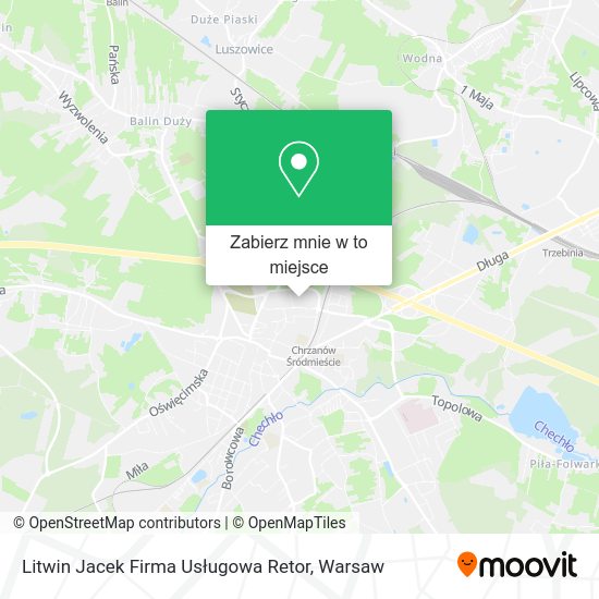 Mapa Litwin Jacek Firma Usługowa Retor