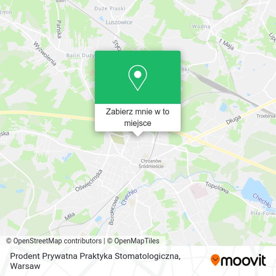 Mapa Prodent Prywatna Praktyka Stomatologiczna