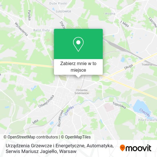 Mapa Urządzenia Grzewcze i Energetyczne, Automatyka, Serwis Mariusz Jagiełło