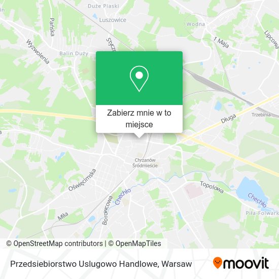 Mapa Przedsiebiorstwo Uslugowo Handlowe