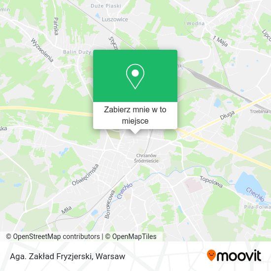 Mapa Aga. Zakład Fryzjerski