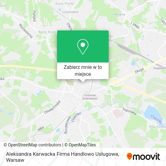 Mapa Aleksandra Karwacka Firma Handlowo Usługowa