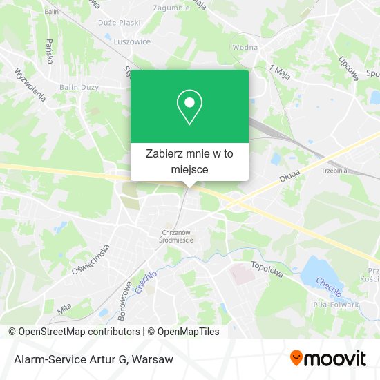 Mapa Alarm-Service Artur G