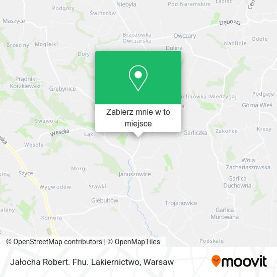 Mapa Jałocha Robert. Fhu. Lakiernictwo