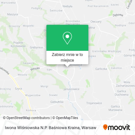 Mapa Iwona Wiśniowska N.P. Baśniowa Kraina