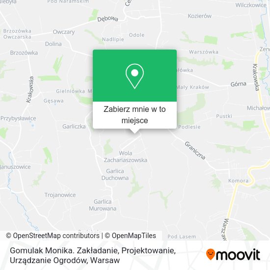 Mapa Gomulak Monika. Zakładanie, Projektowanie, Urządzanie Ogrodów