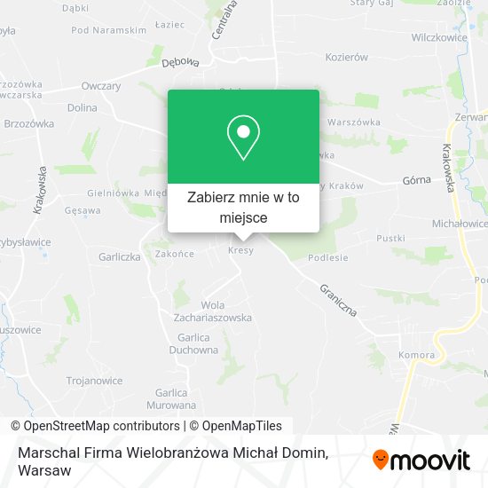 Mapa Marschal Firma Wielobranżowa Michał Domin