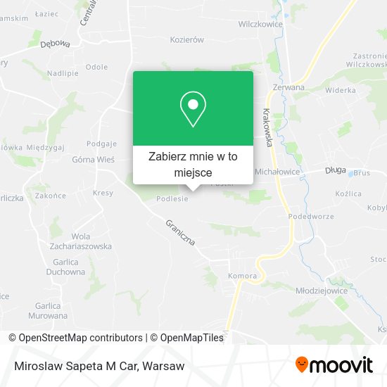 Mapa Miroslaw Sapeta M Car