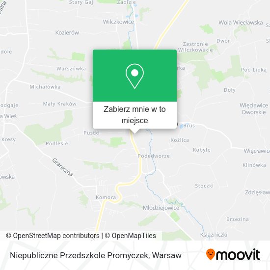 Mapa Niepubliczne Przedszkole Promyczek