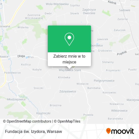 Mapa Fundacja św. Izydora