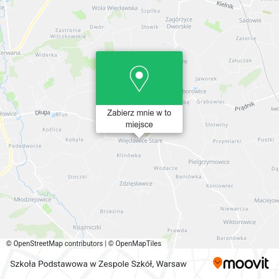 Mapa Szkoła Podstawowa w Zespole Szkół