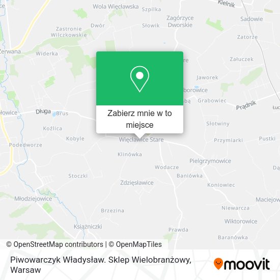 Mapa Piwowarczyk Władysław. Sklep Wielobranżowy