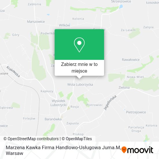 Mapa Marzena Kawka Firma Handlowo-Usługowa Juma.M