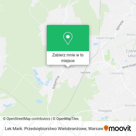 Mapa Lek Mark. Przedsiębiorstwo Wielobranżowe