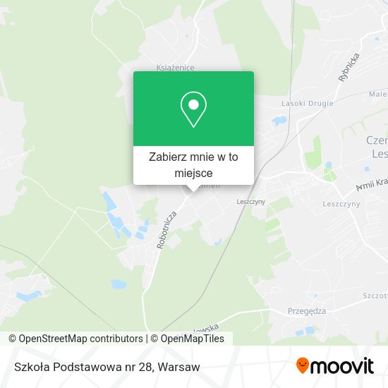 Mapa Szkoła Podstawowa nr 28