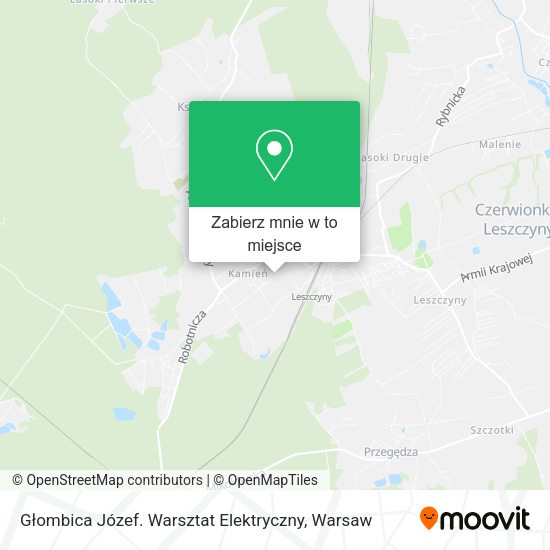 Mapa Głombica Józef. Warsztat Elektryczny