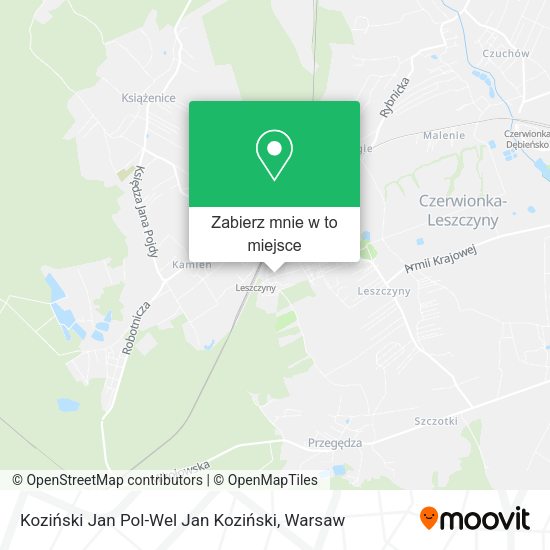 Mapa Koziński Jan Pol-Wel Jan Koziński