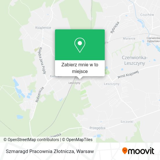 Mapa Szmaragd Pracownia Złotnicza