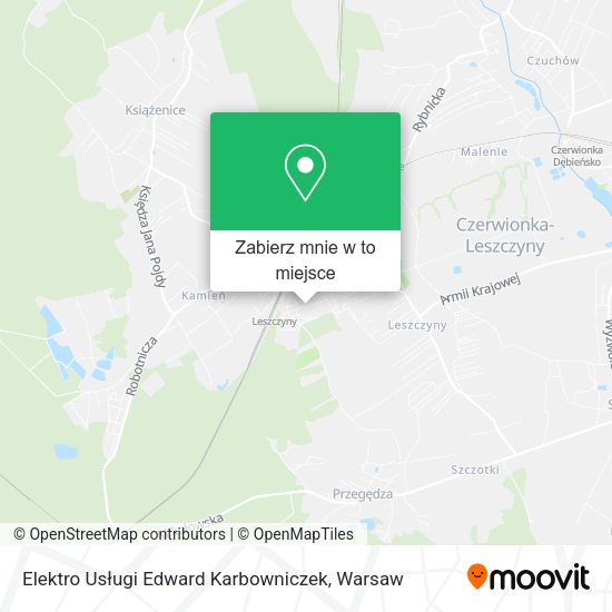 Mapa Elektro Usługi Edward Karbowniczek