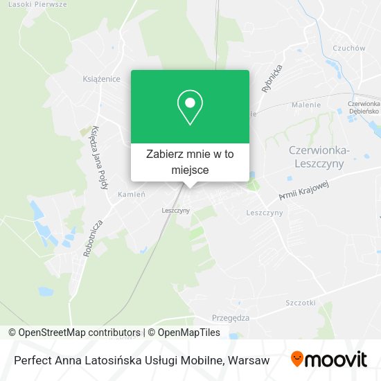 Mapa Perfect Anna Latosińska Usługi Mobilne