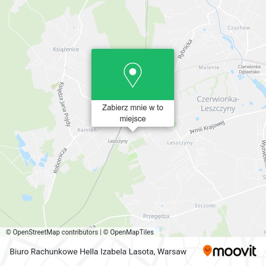 Mapa Biuro Rachunkowe Hella Izabela Lasota