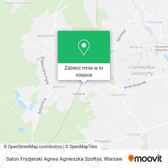 Mapa Salon Fryzjerski Agnes Agnieszka Szołtys