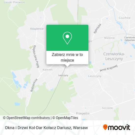 Mapa Okna i Drzwi Kol-Dar Kołacz Dariusz