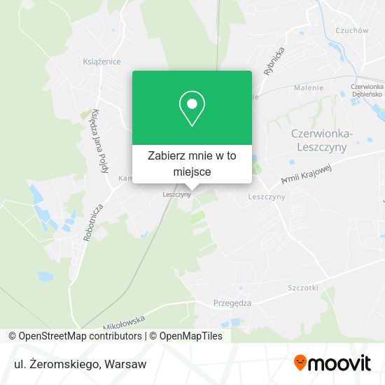 Mapa ul. Żeromskiego