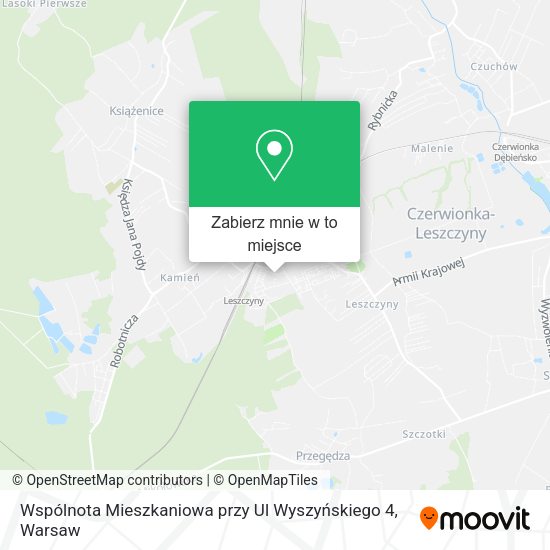 Mapa Wspólnota Mieszkaniowa przy Ul Wyszyńskiego 4