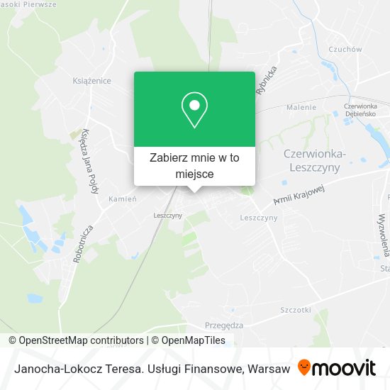 Mapa Janocha-Lokocz Teresa. Usługi Finansowe