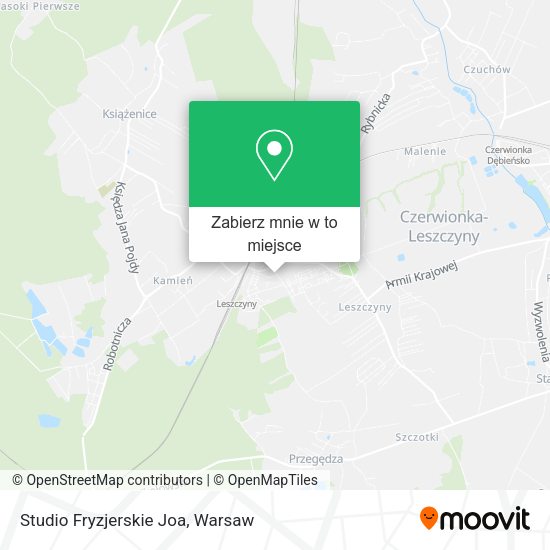 Mapa Studio Fryzjerskie Joa