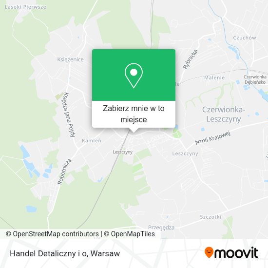 Mapa Handel Detaliczny i o