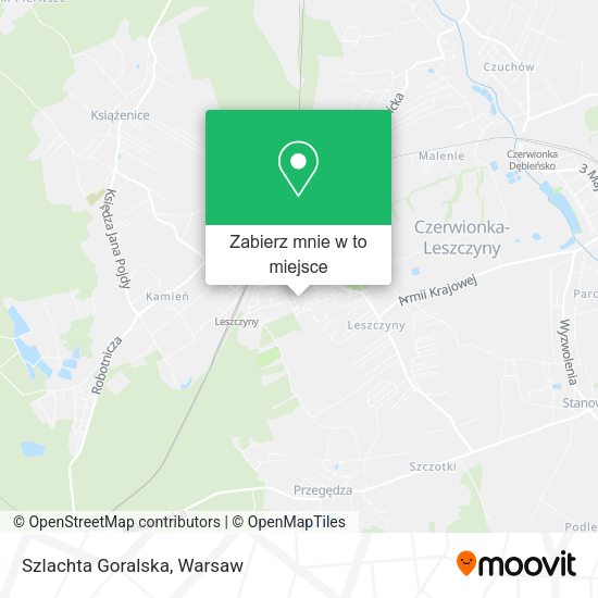 Mapa Szlachta Goralska