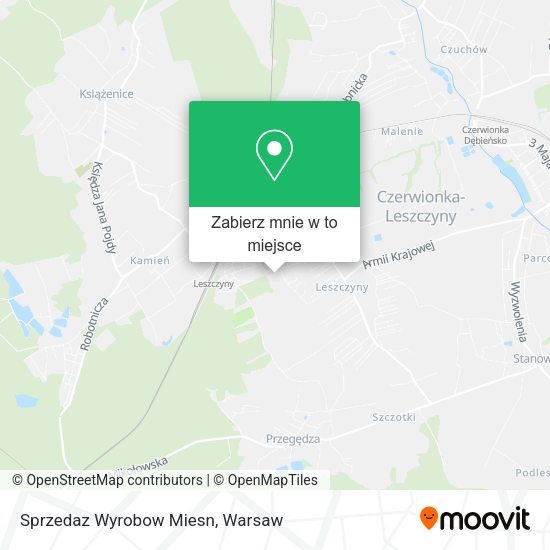 Mapa Sprzedaz Wyrobow Miesn