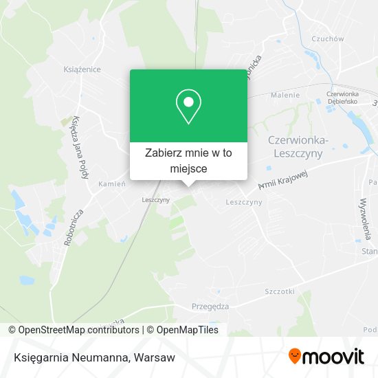 Mapa Księgarnia Neumanna