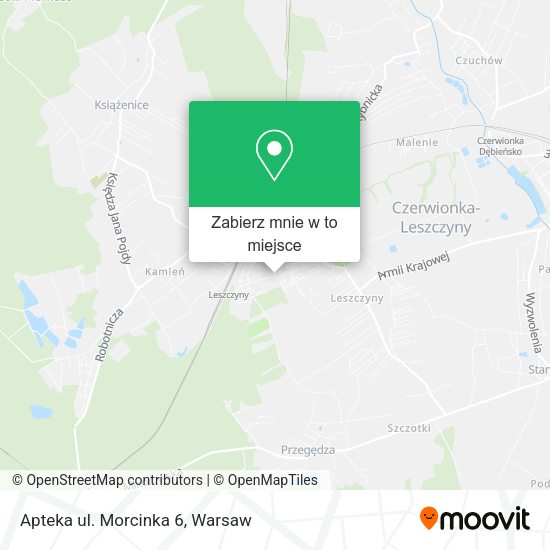 Mapa Apteka ul. Morcinka 6