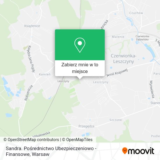 Mapa Sandra. Pośrednictwo Ubezpieczeniowo - Finansowe