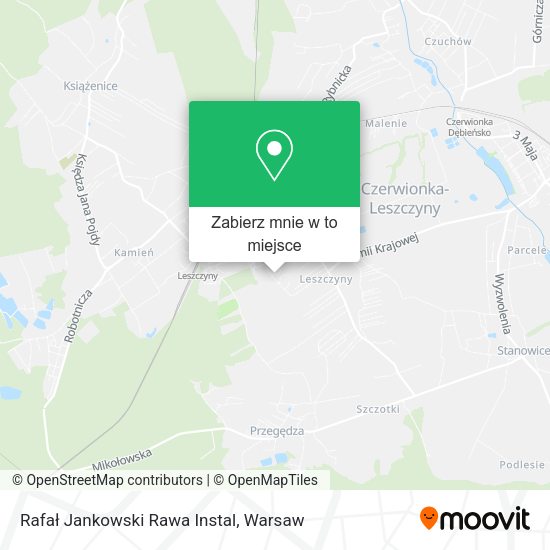 Mapa Rafał Jankowski Rawa Instal