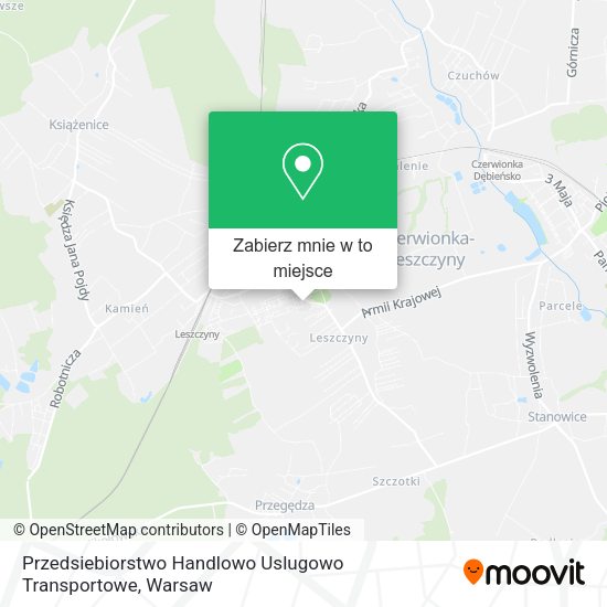 Mapa Przedsiebiorstwo Handlowo Uslugowo Transportowe