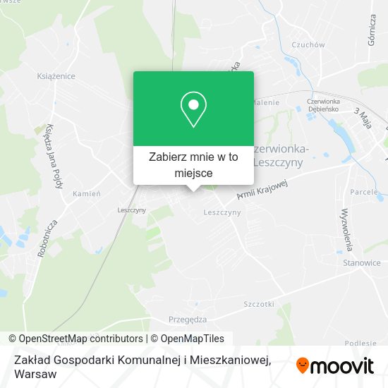 Mapa Zakład Gospodarki Komunalnej i Mieszkaniowej