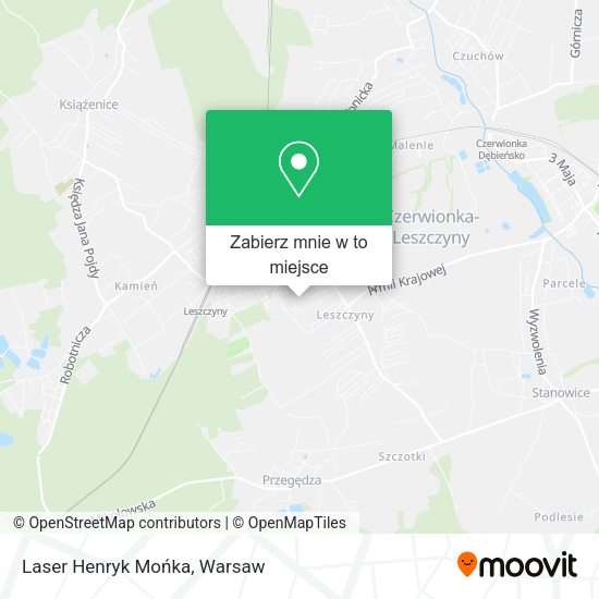 Mapa Laser Henryk Mońka